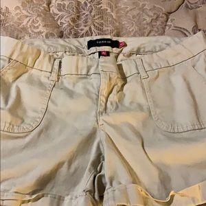 Torrid khaki shorts